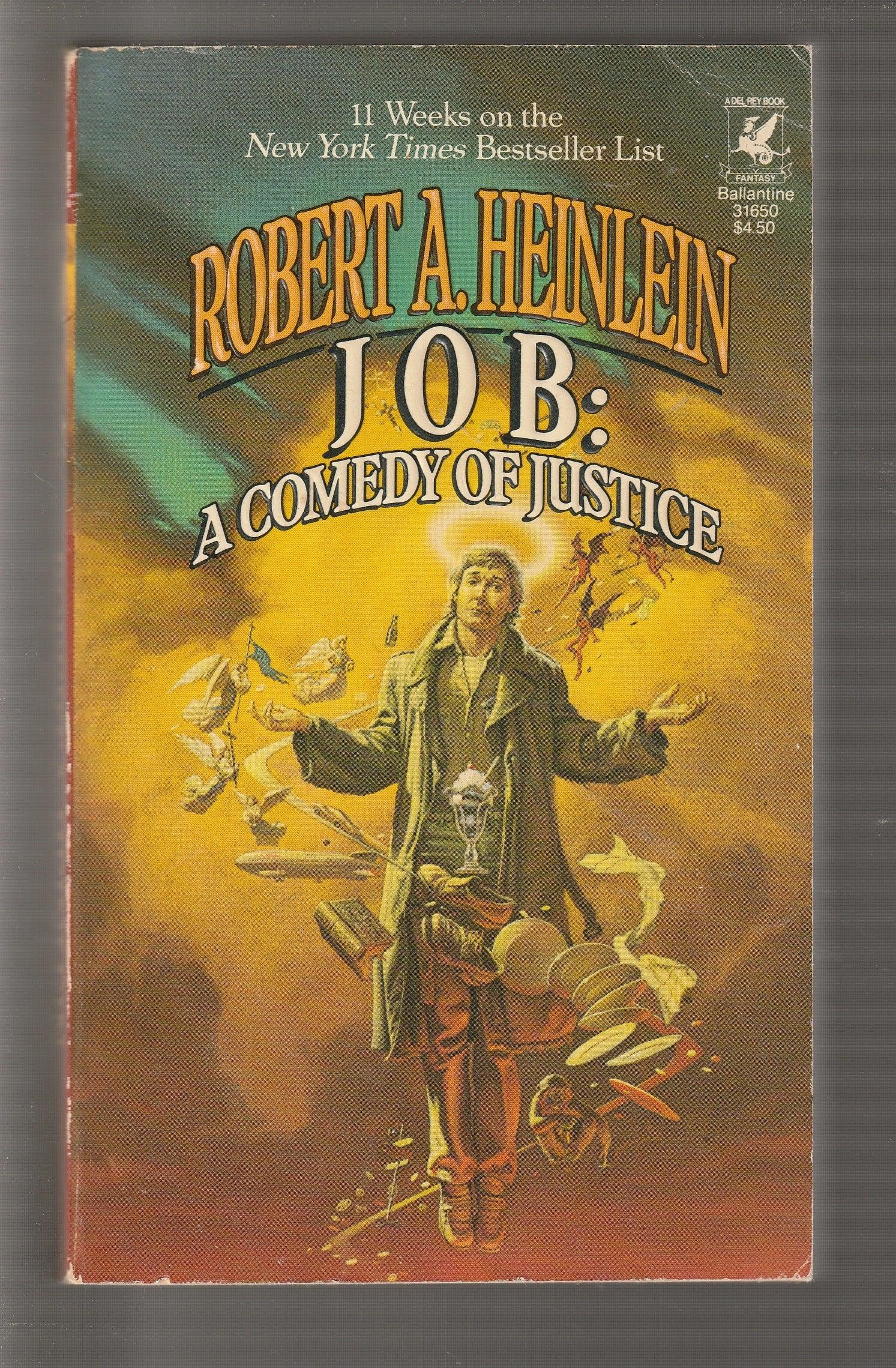 Job: A Comedy Of Justice Classic Science Fiction Humor paperback Religion Religious Fiction science fiction Science Fiction Fantasy Speculative Fiction used Books