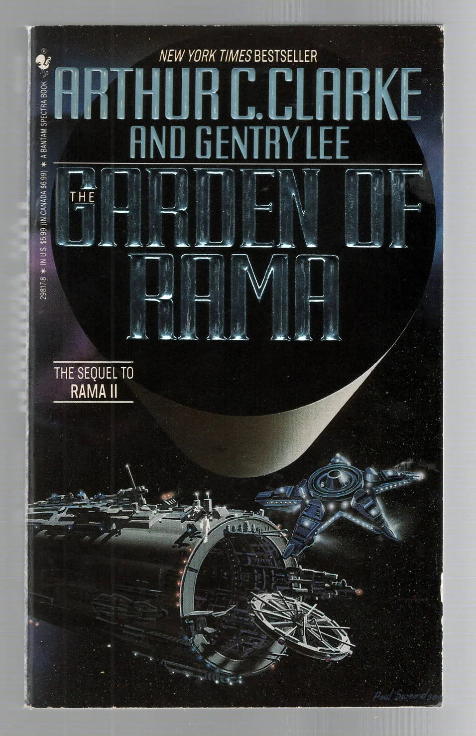 The Garden Of Rama Classic Science Fiction paperback Sci-Fi Sci-Fi Mystery science fiction Space Opera Speculative Fiction used Books