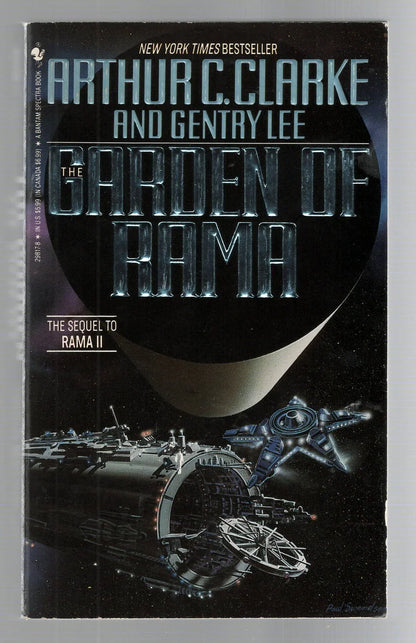The Garden Of Rama Classic Science Fiction paperback Sci-Fi Sci-Fi Mystery science fiction Space Opera Speculative Fiction used Books