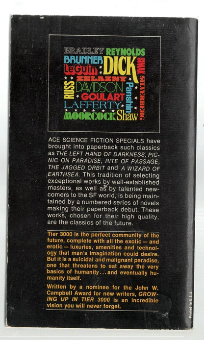 Growing Up in tier 3000 science fiction Space Exploration used Vintage Books