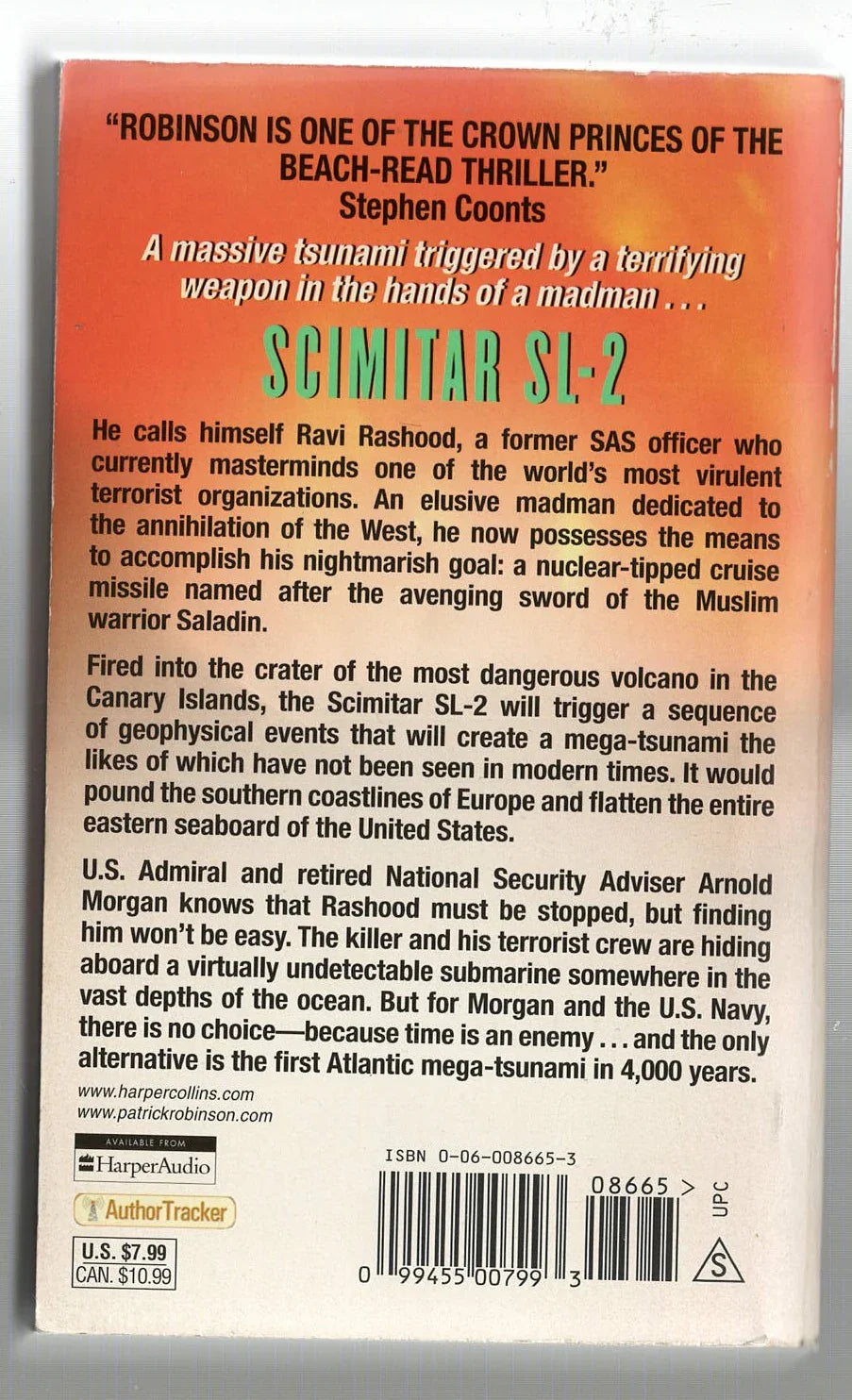 Scimitar SL-2 Espionage Military Fiction mystery thriller thriller used War Books