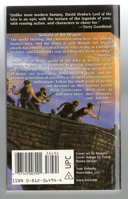 Servant of the Dragon Adventure Epic Fantasy fantasy High Fantasy Science Fiction Fantasy used Books