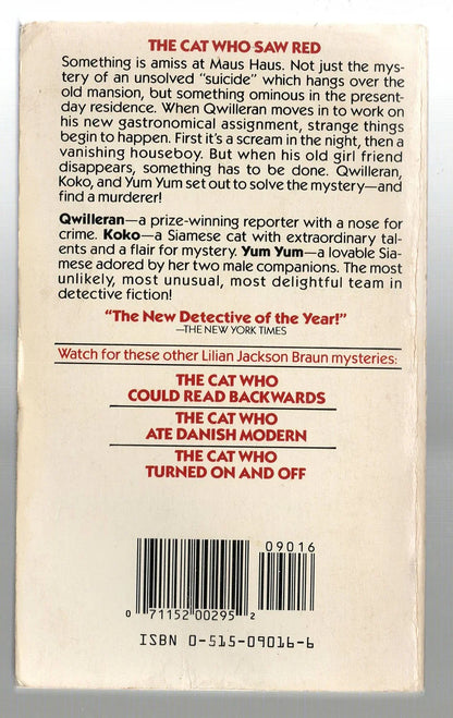 The Cat Who Saw Red - Hasberts