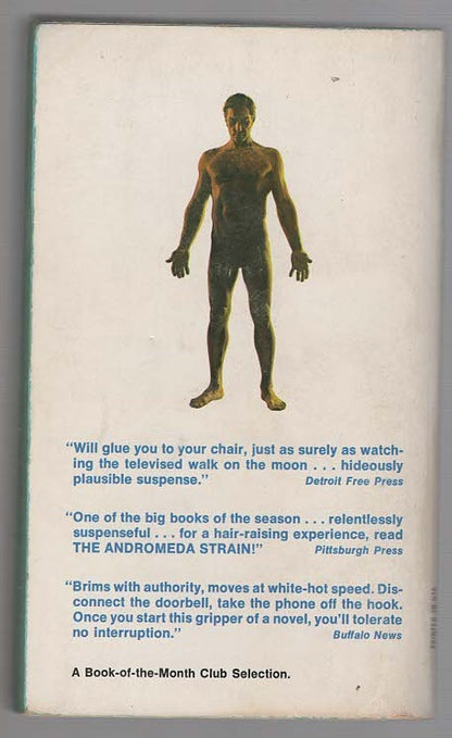 The Andromeda Strain Classic Science Fiction horror mystery science fiction thriller Vintage Books