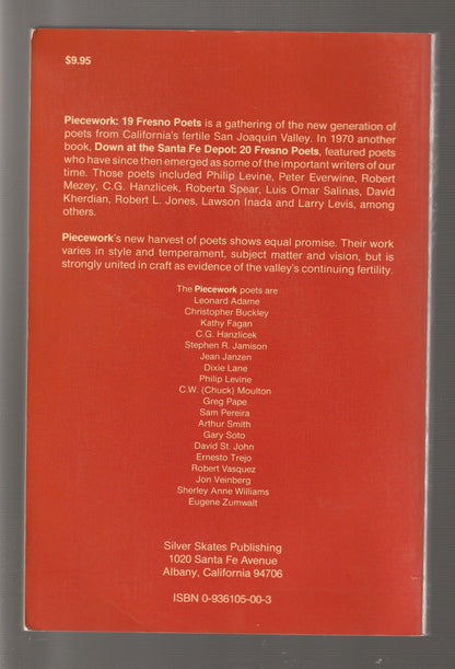 19 Fresno Poets Pieceworks paperback Poetry used Books