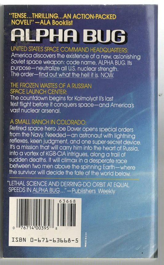 Alpha Bug science fiction used Books