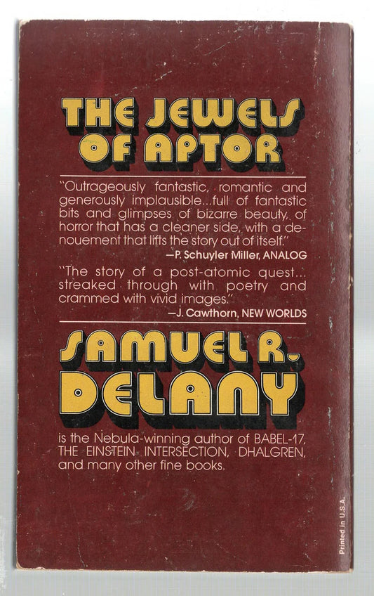 The Jewels of Aptor Adventure fantasy Post Apocalyptic science fiction Science Fiction Fantasy used Vintage