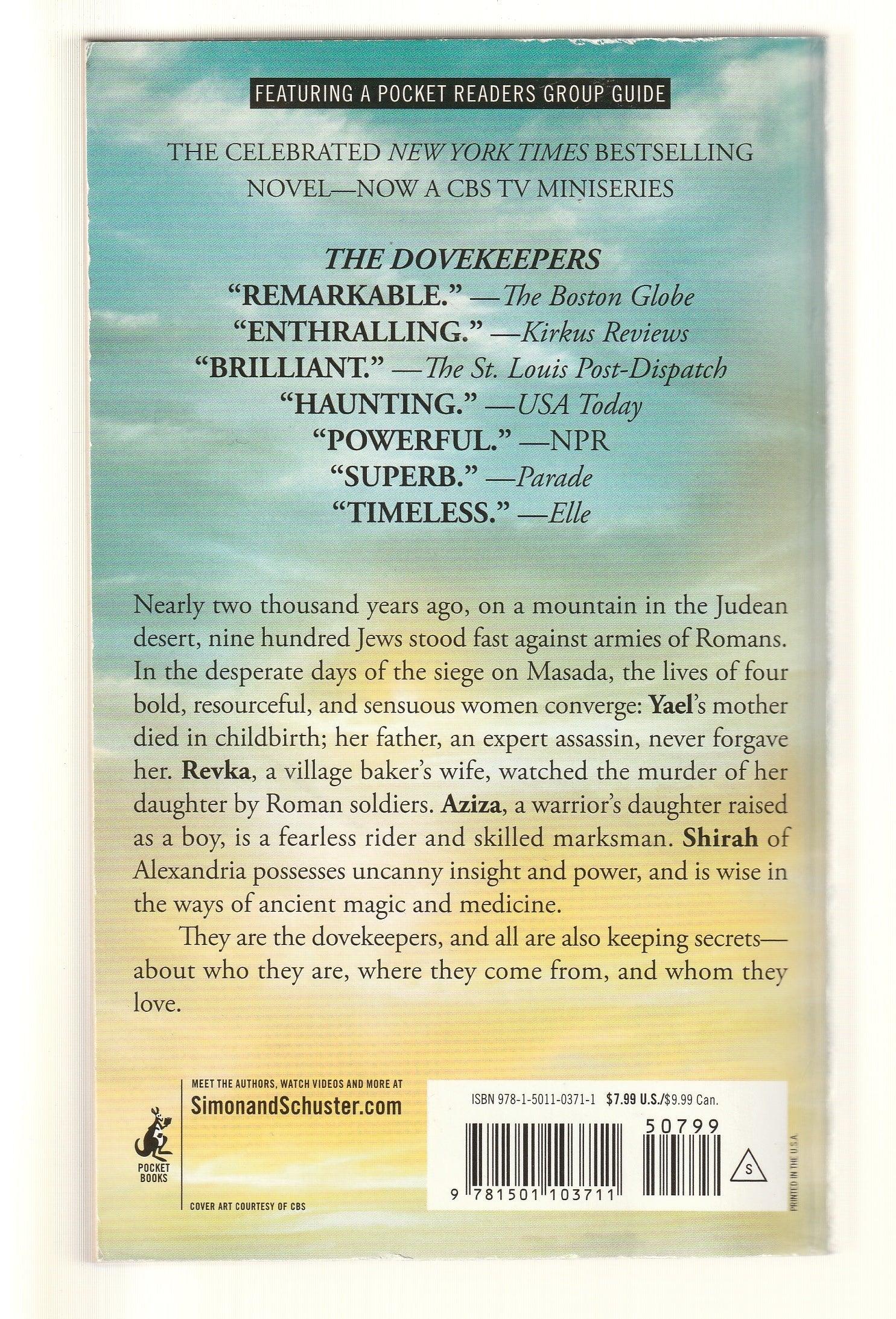 The Dovekeepers historical Historical Drama historical fiction Jewish jewish fiction Literature paperback used Books