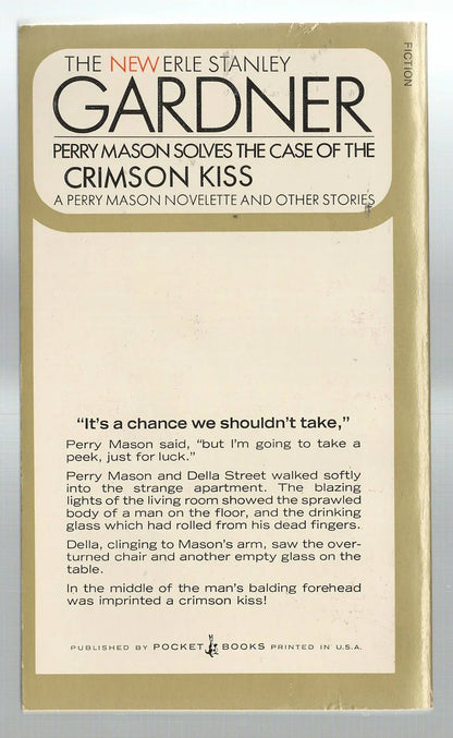 The Case of the Crimson Kiss Crime Fiction Detective Fiction Legal Thriller mystery used Vintage Books
