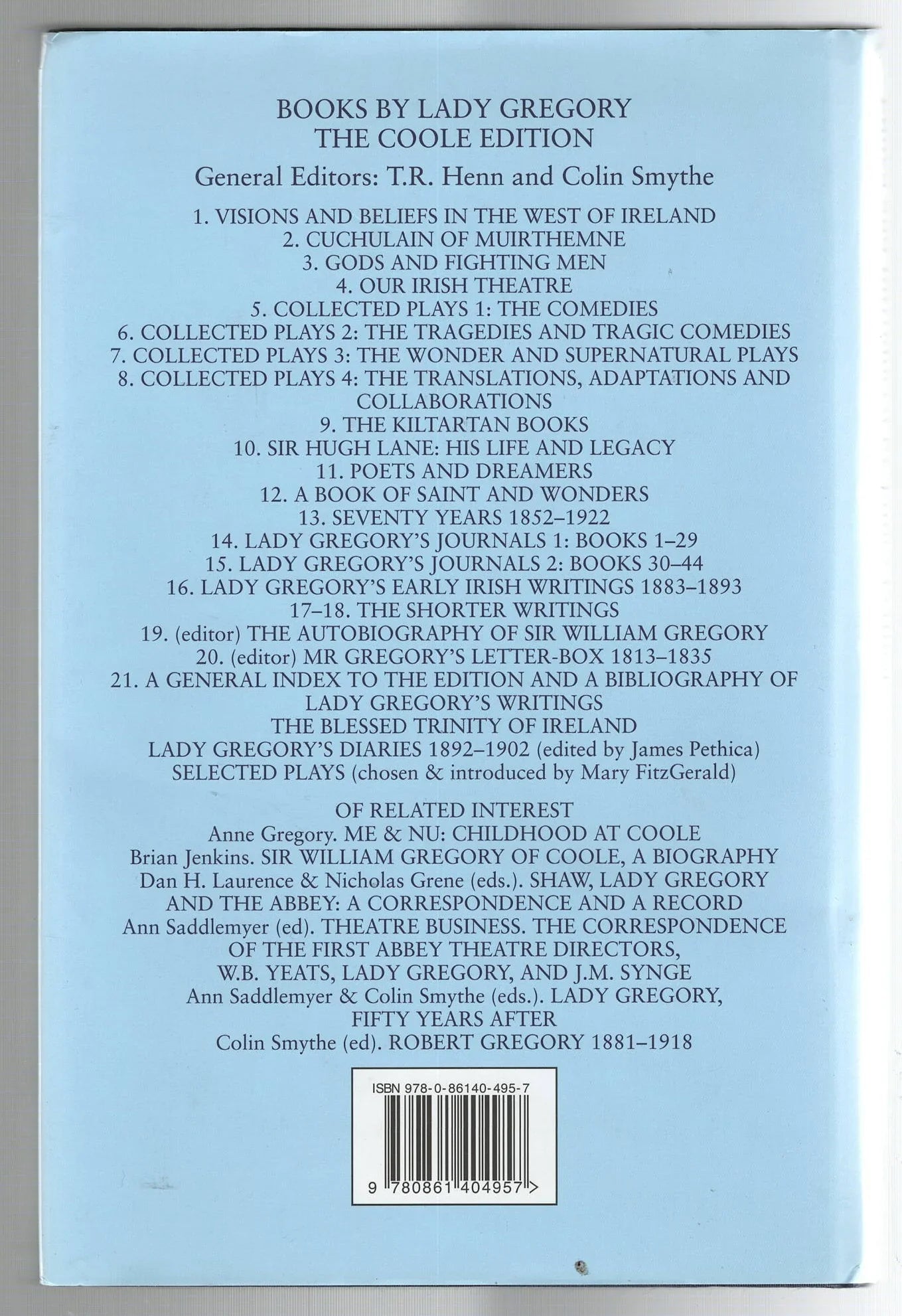 Lady Gregory's Early Irish Writings 1882-1893 - Hasberts