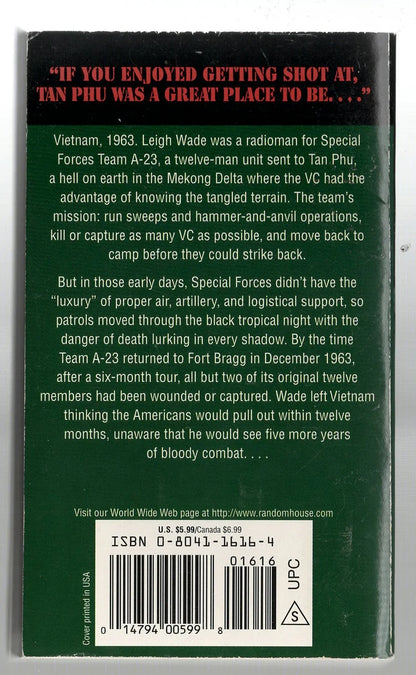 Tan Phu: Special Forces Team A-23 in Combat Military Military History used Vietnam War War Books