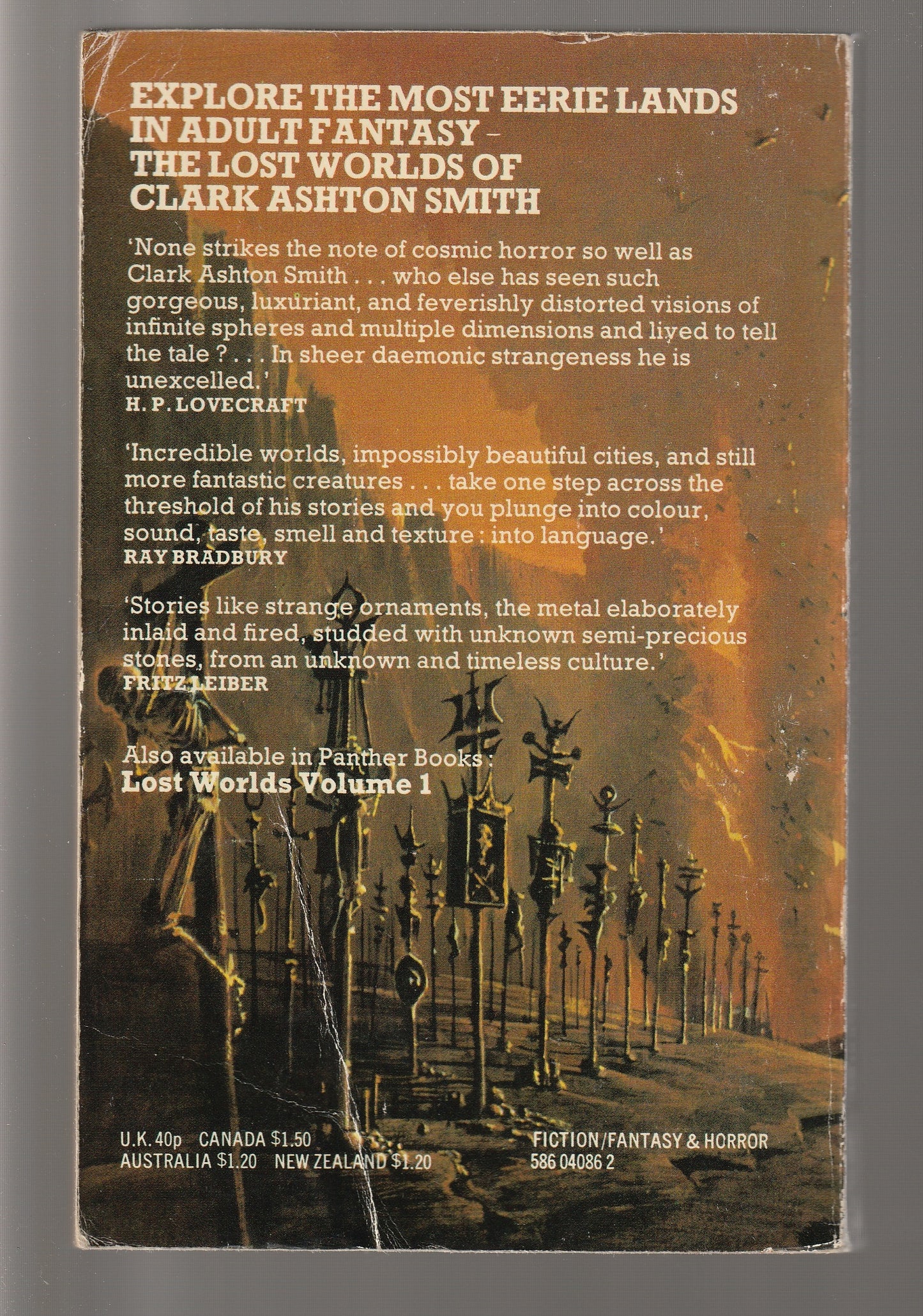 Lost Worlds Volume 2 anthology Collections cosmic horror gothic-horror horror paperback paranormal horror Psychological Horror Sci-Fi sci-fi horror science fiction Short Stories Short Story Collection used Vintage vintage fantasy vintage horror vintage paperback Books