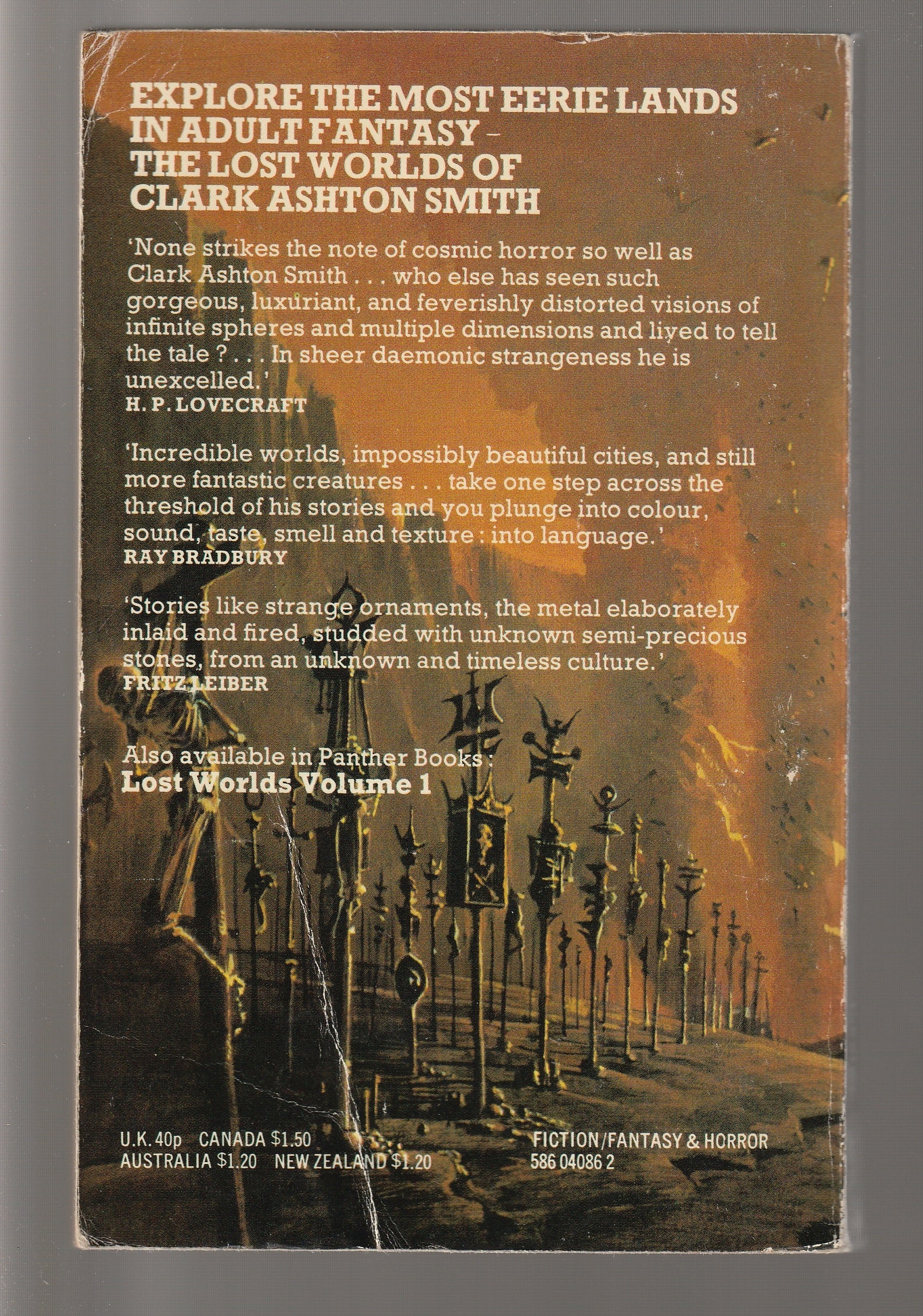 Lost Worlds Volume 2 anthology Collections cosmic horror gothic-horror horror paperback paranormal horror Psychological Horror Sci-Fi sci-fi horror science fiction Short Stories Short Story Collection used Vintage vintage fantasy vintage horror vintage paperback Books