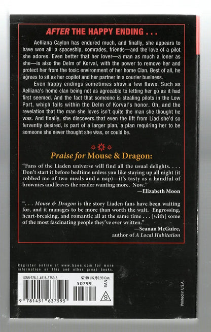Mouse & Dragon Romance science fiction Science Fiction Fantasy Space Opera used Books