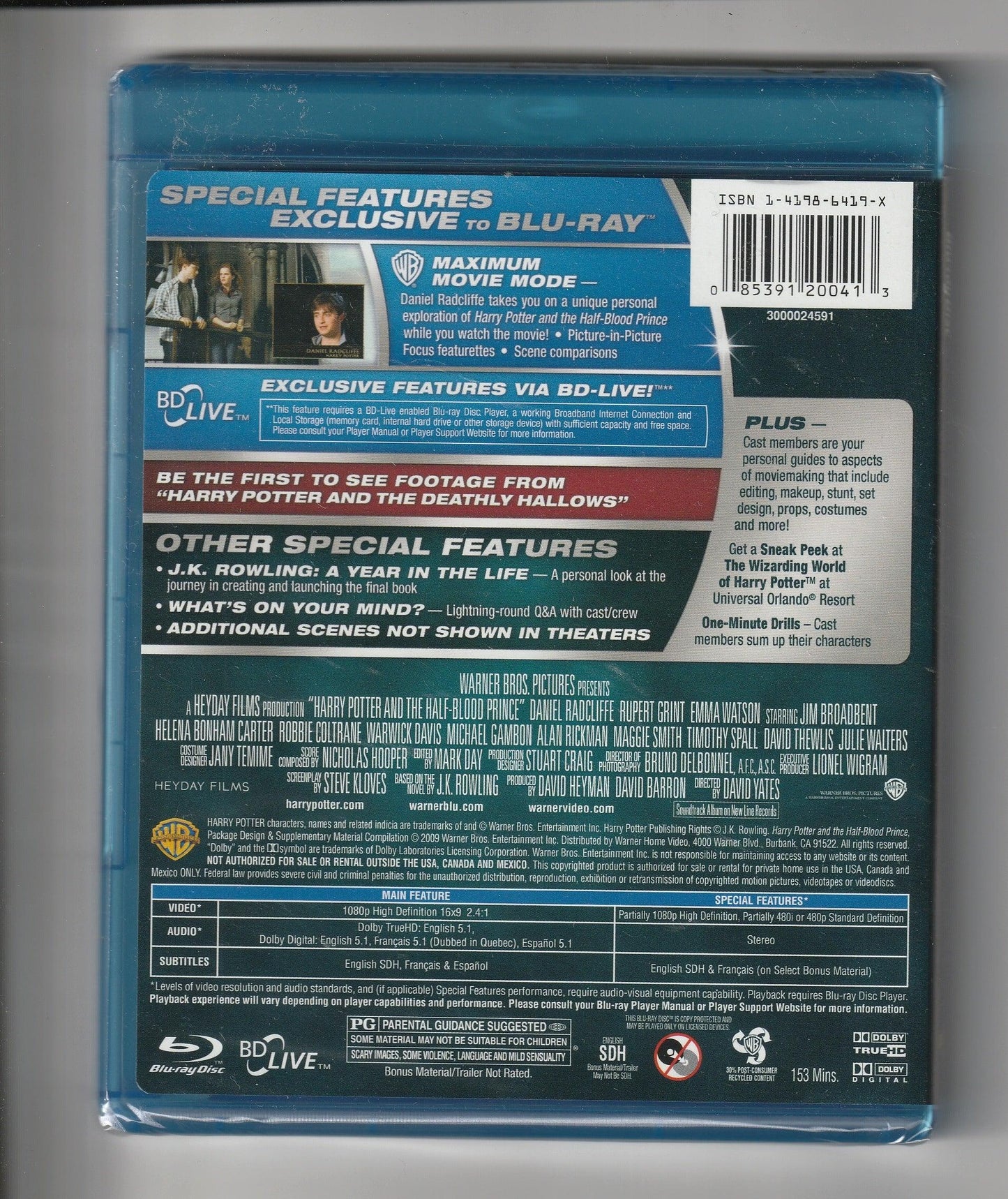 Harry Potter And The Half-Blood Prince