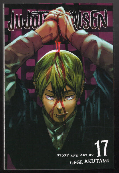 Jujutsu Kaisen vol. 17 Action Adventure fantasy Graphic Novels horror Manga Supernatural Teen Young Adult Books