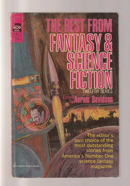 The Best From Fantasy And Science Fiction anthology Classic Science Fiction Collections paperback Sci-Fi Sci-Fi Mystery science fiction Science Fiction Fantasy Short Stories Short Story Collection used Vintage Books