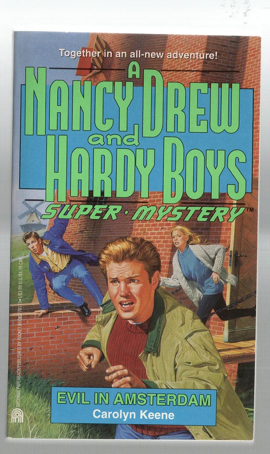 Evil in Amsterdam Action mystery used Young Adult Books