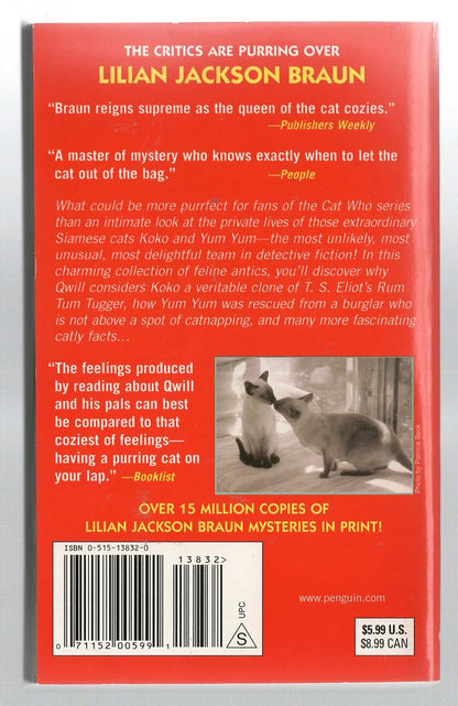 The Private Life of the Cat Who... Animals cat Cozy Mystery mystery used Books