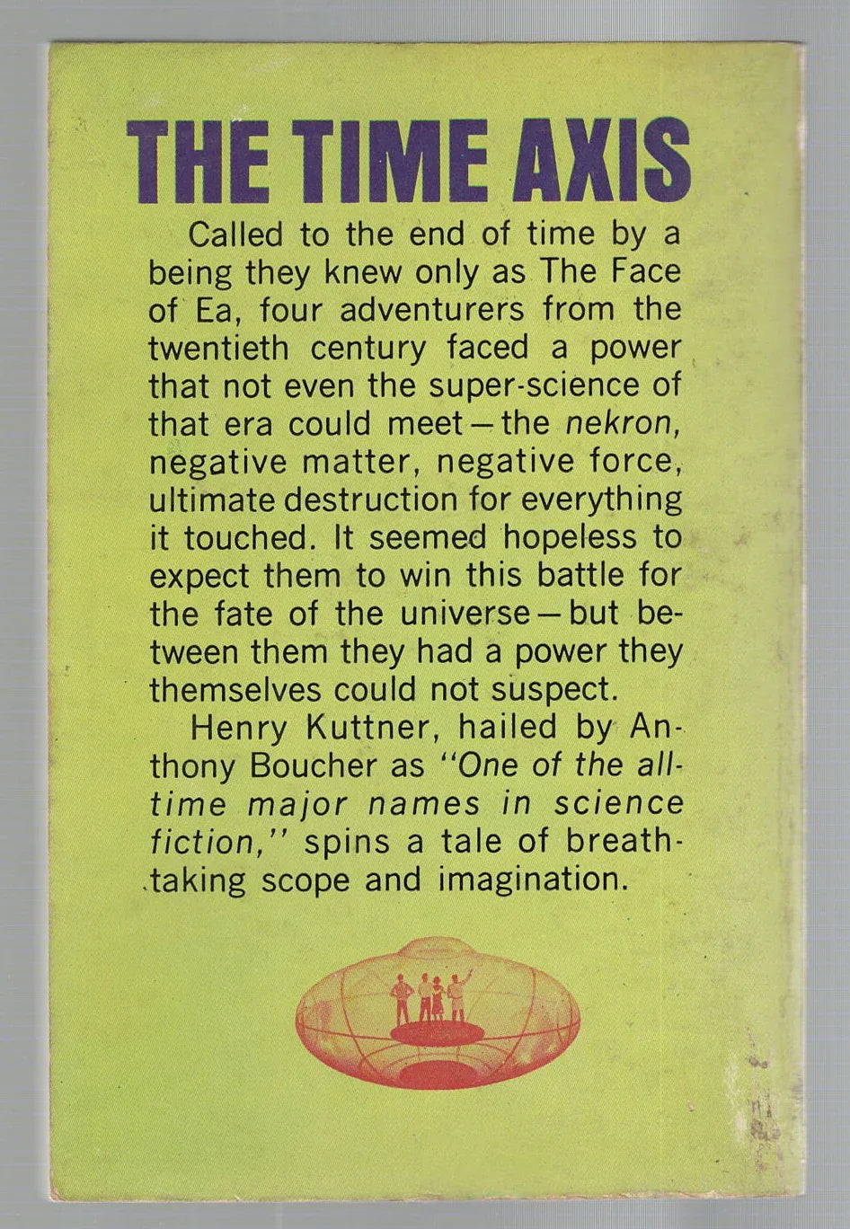 The Time Axis Action Adventure Artificial Intelligence Classic Science Fiction paperback Pulp Fiction Pulp Novel Sci-Fi Sci-Fi Mystery science fiction Science Fiction Fantasy Speculative Fiction Time Travel used Vintage Books
