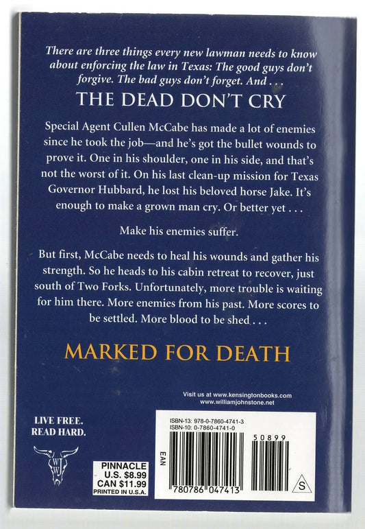 Marked For Death historical fiction used Westerns Books
