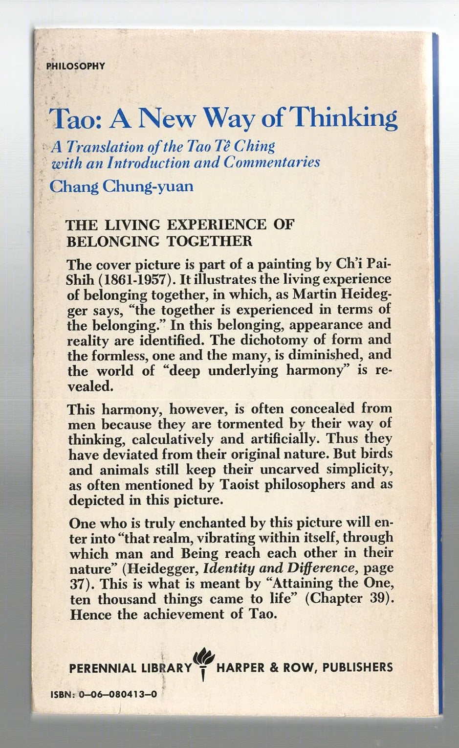 Tao - A New Way of Thinking - Hasberts