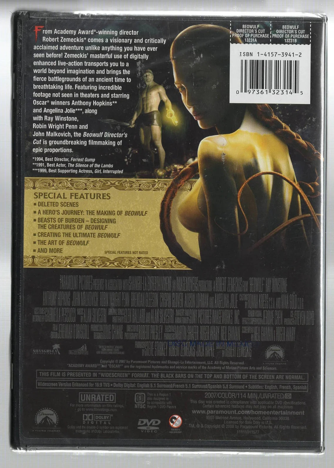 Beowulf Action fantasy Movies used dvd