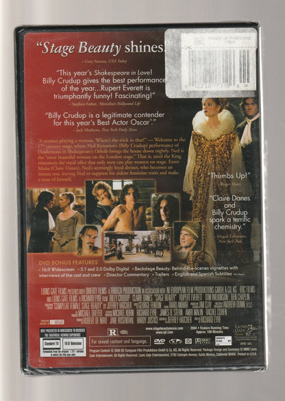 Stage Beauty Drama Romance used Movie