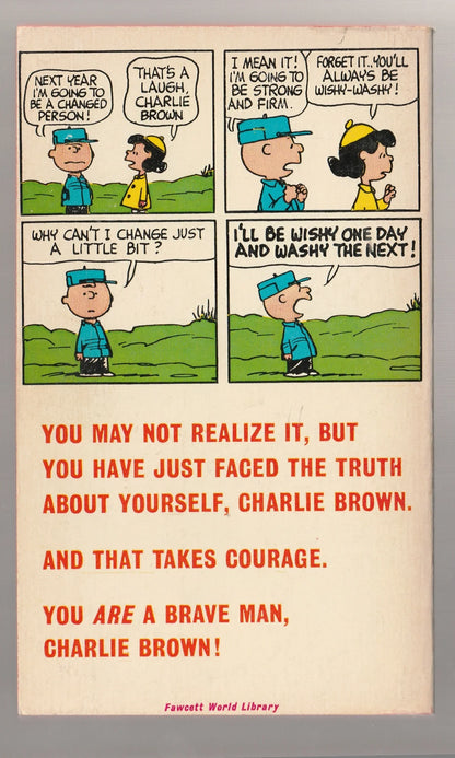 You're a Brave Man, Charlie Brown Children Comic Book Comic Strip Graphic Novels Humor used Vintage Books