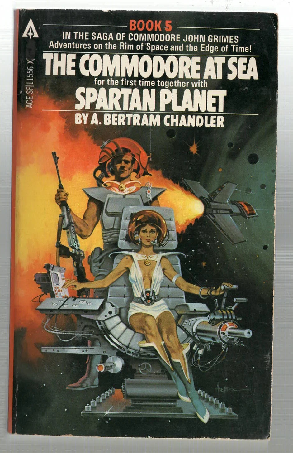 The Commodore at Sea / Spartan Plane Collections science fiction used Books