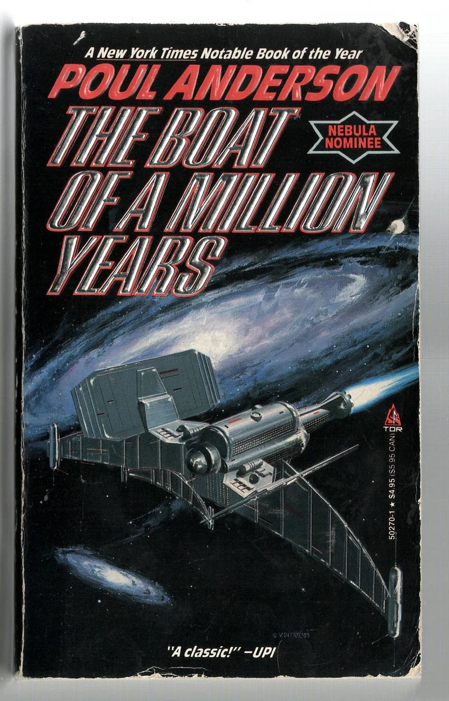 The Boat of a Million Years historical historical fiction science fiction Science Fiction Fantasy Space Space Opera used Books