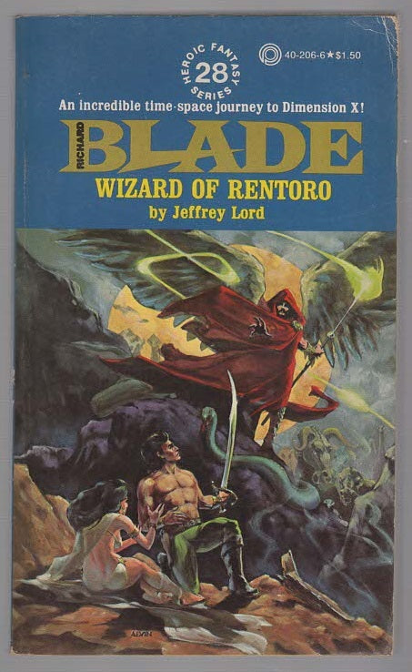 Wizard Of Rentoro Action Adventure Classic Science Fiction fantasy Men's Adventure Novels Vintage Books