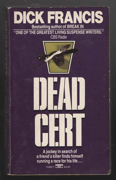Dead Cert Adventure crime Crime Fiction Crime Thriller Detective Detective Fiction mystery mystery thriller Suspense Books