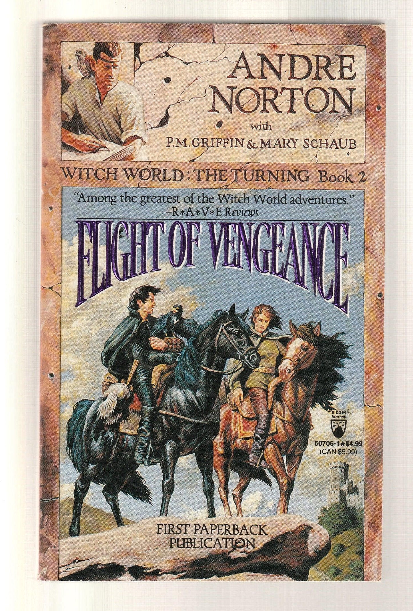 Flight Of Vengeance Epic Fantasy fantasy High Fantasy paperback Science Fiction Fantasy used Books