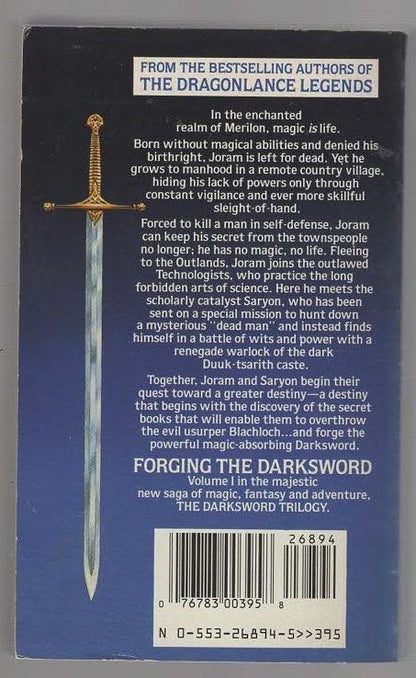 Forging The Darksword Adventure fantasy Books