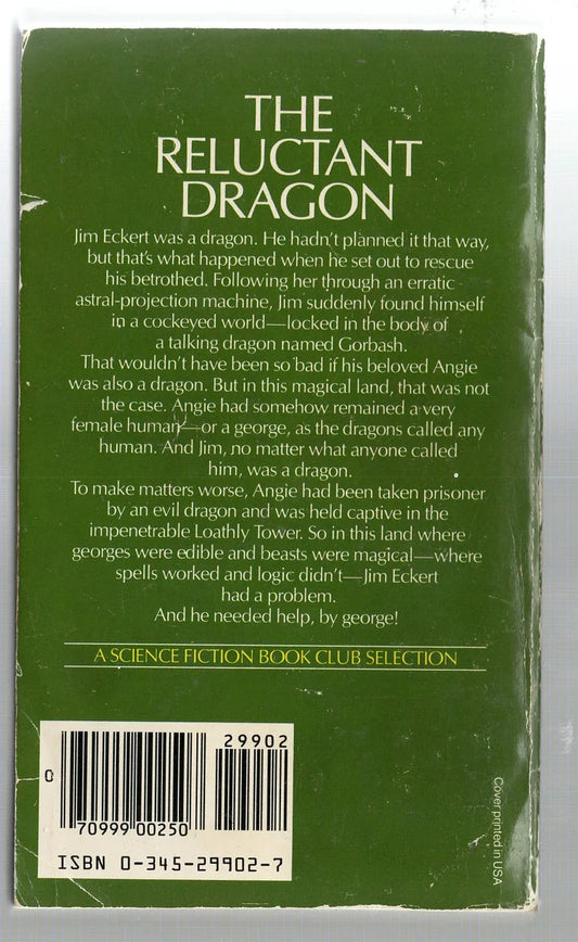The Dragon and the George Adventure dragons fantasy High Fantasy science fiction Science Fiction Fantasy Time Travel used Books