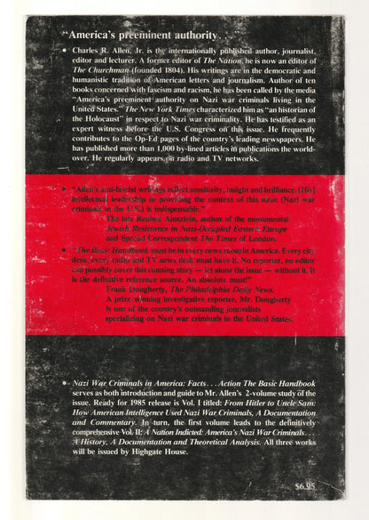 Nazi War Criminals In America