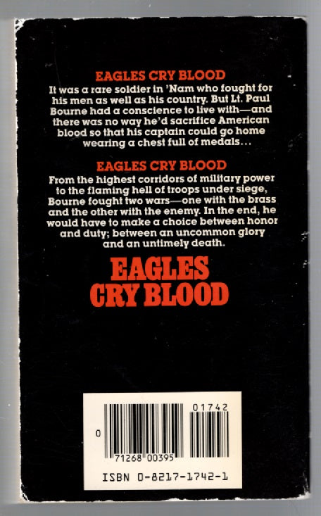 Eagles Cry Blood Action Adventure Military Fiction thriller Vietnam War Books