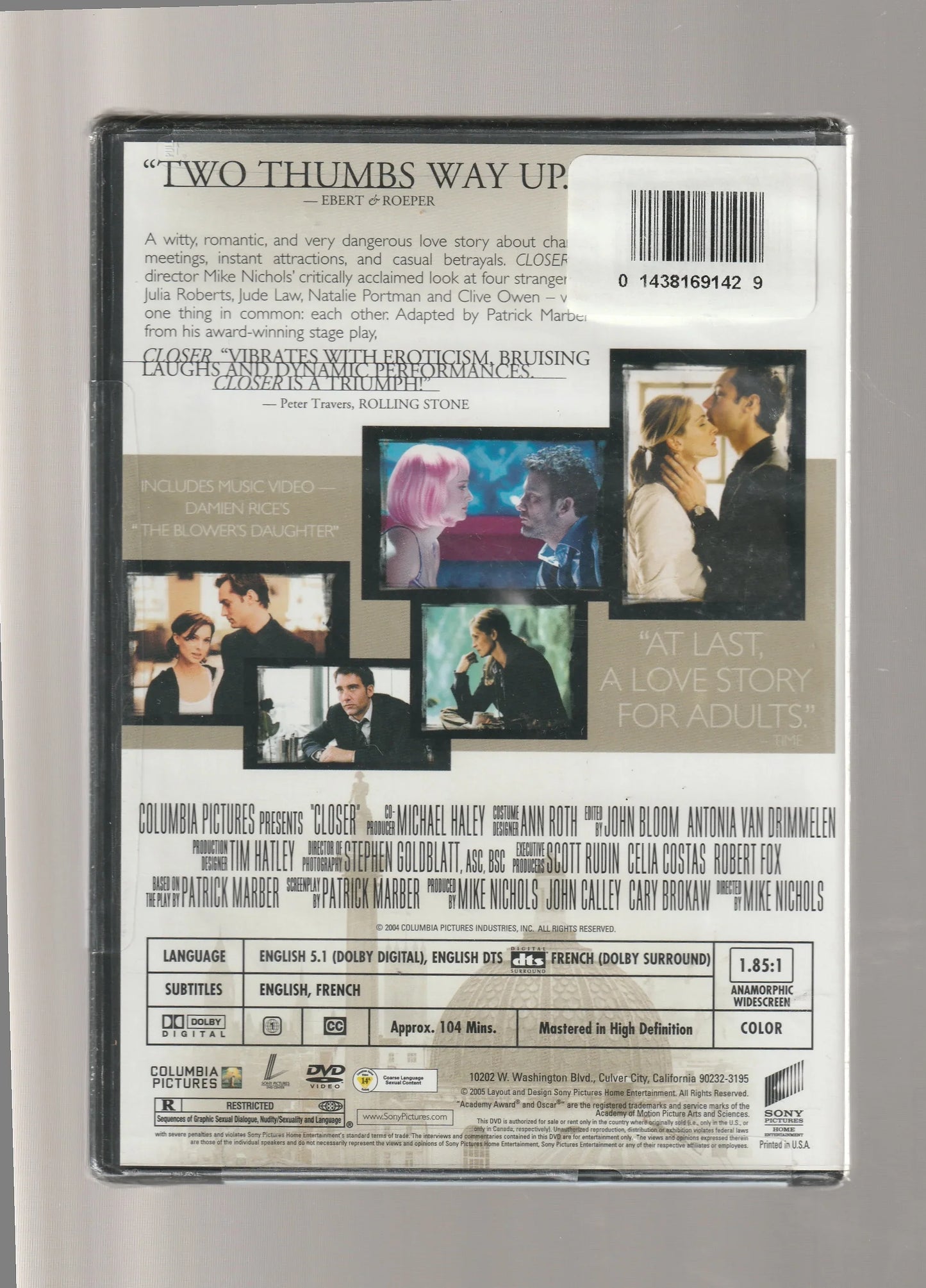 Closer Drama Romance used Movie