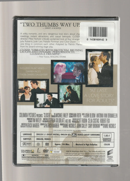 Closer Drama Romance used Movie