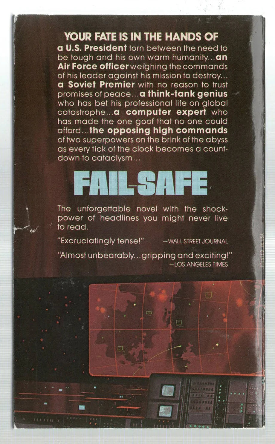 Fail-Safe Dystopia Military Fiction Politics science fiction thriller used Vintage War Books