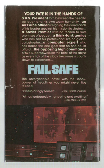 Fail-Safe Dystopia Military Fiction Politics science fiction thriller used Vintage War Books