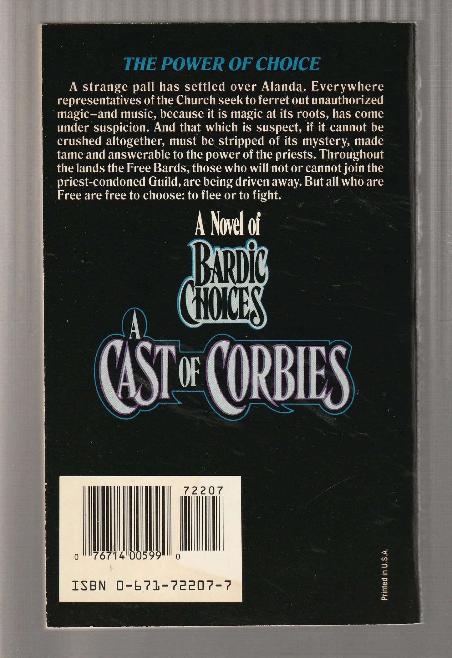 A Cast Of Corbies Epic Fantasy fantasy High Fantasy paperback Science Fiction Fantasy used Books