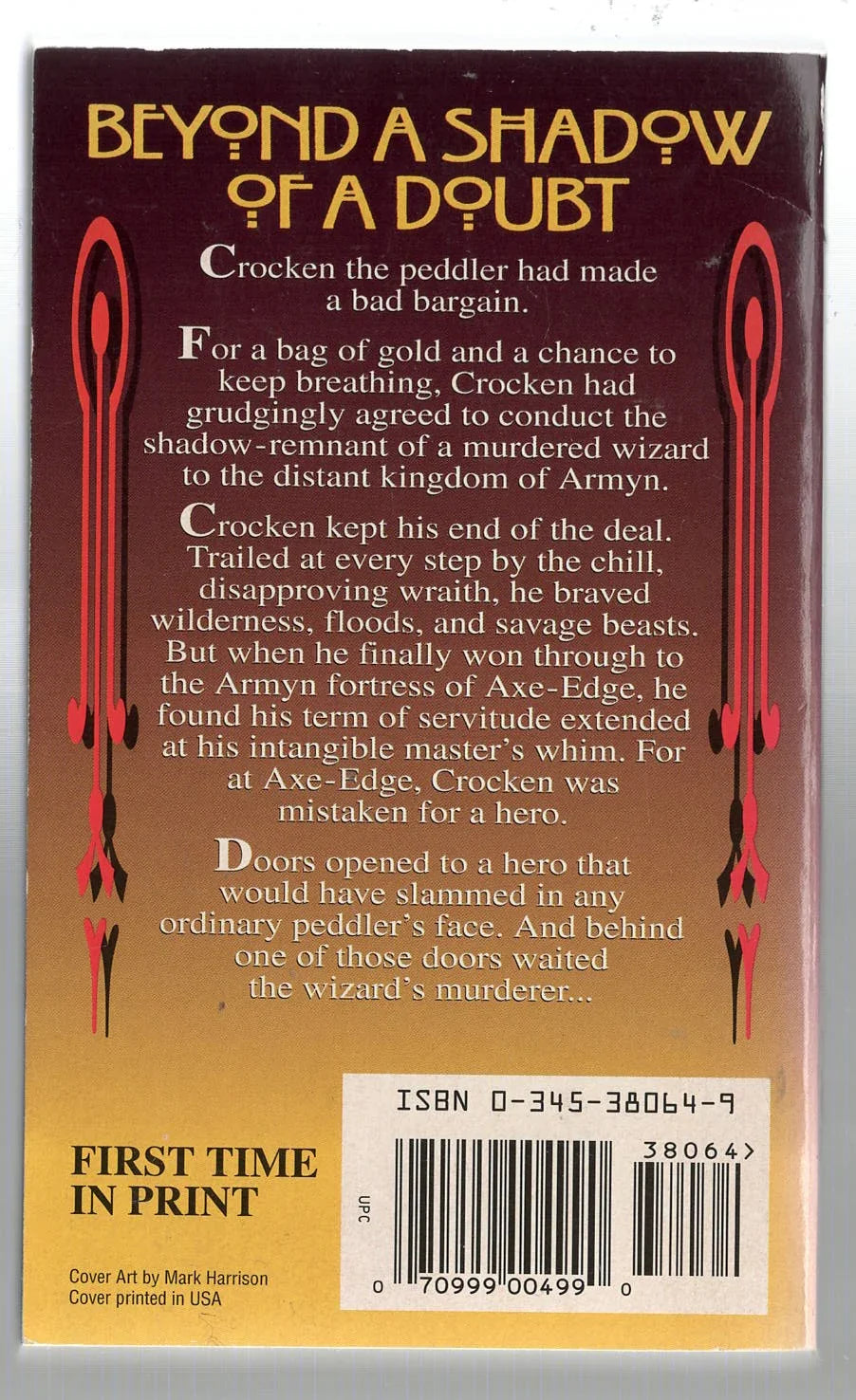 The Wizard's Shadow fantasy High Fantasy Medieval Fiction used Books