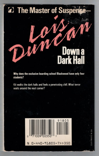 Down A Dark Hall horror Young Adult Books