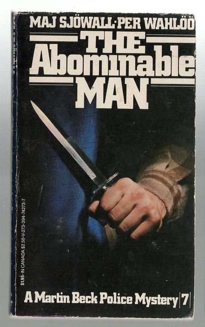 The Abominable Man crime Crime Fiction Detective Fiction mystery swedish literature thriller used Vintage Books