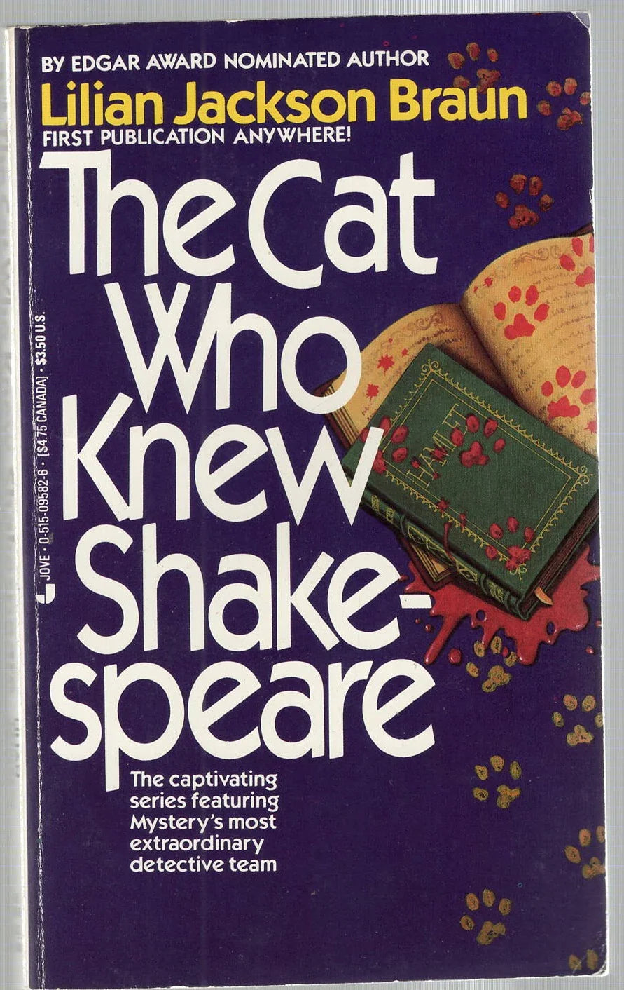 The Cat Who Knew Shakespeare Cozy Mystery Crime Fiction murder mystery mystery used Books