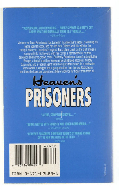 Heaven's Prisoners Crime Fiction Detective Fiction mystery mystery thriller Noir thriller used Books