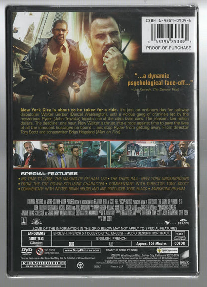 The Taking of Pelham 123 Crime Thriller Drama Movies thriller used Movie