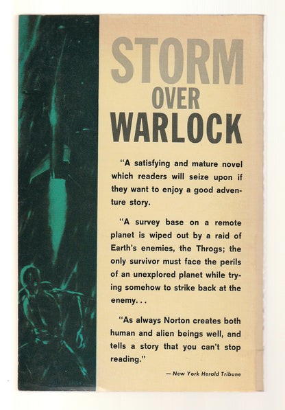Storm Over Warlock Classic Science Fiction Military Science Fiction paperback pulp Pulp Fiction Pulp Novel Sci-Fi Sci-Fi Mystery science fiction Science Fiction Fantasy space sci-fi used Vintage vintage paperback vintage science fiction Books